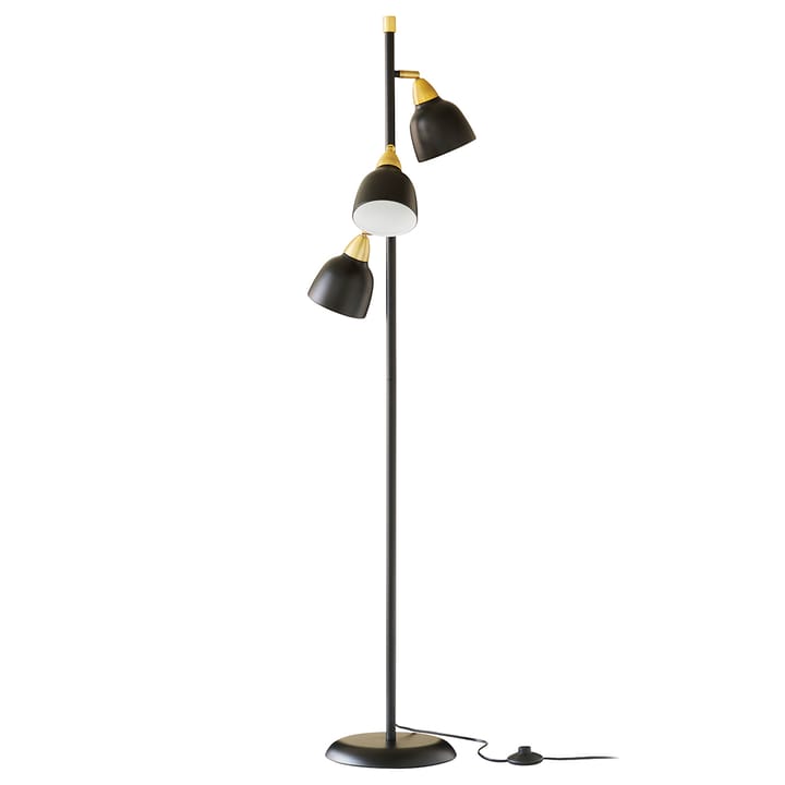 Urban Triple floor lamp, matte real black Superliving