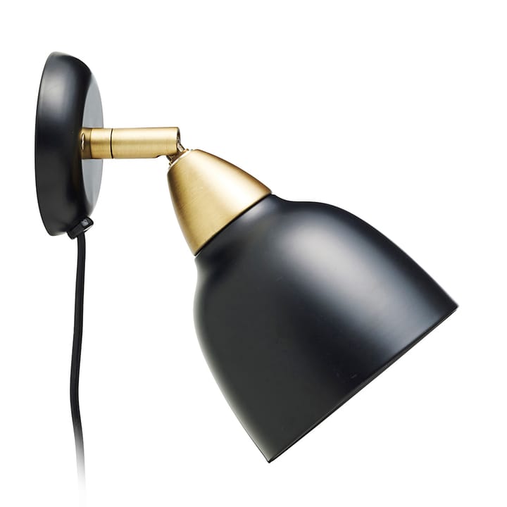 Urban vägglampa kort arm - Matt real black (svart) - Superliving