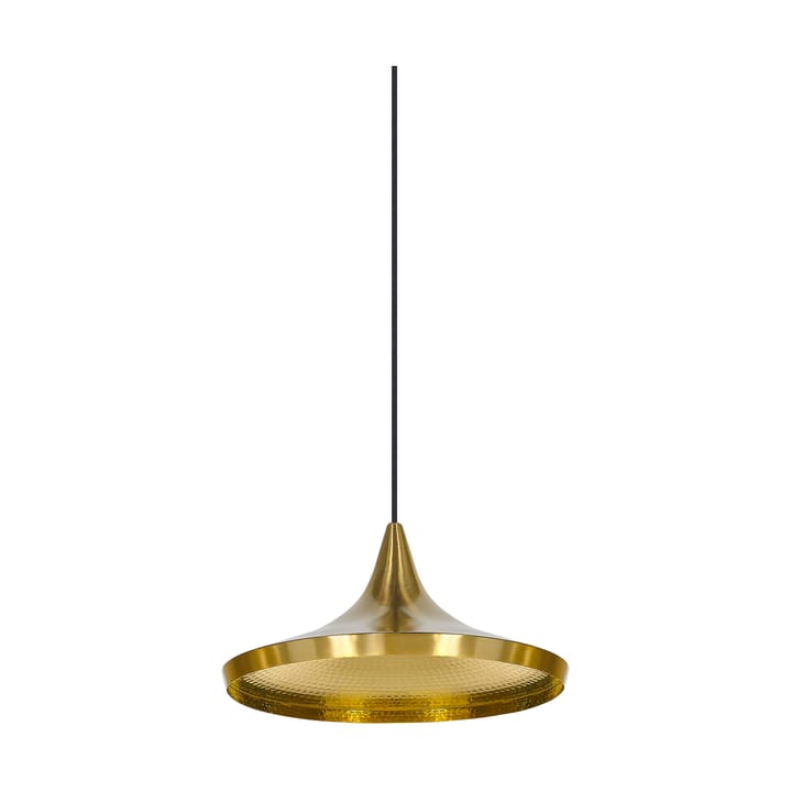 Beat Wide pendant LED Ø36 cm - Brass - Tom Dixon