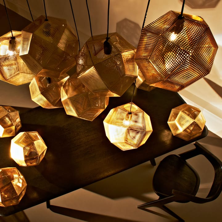 Etch ceiling lamp 50 cm, Brass Tom Dixon