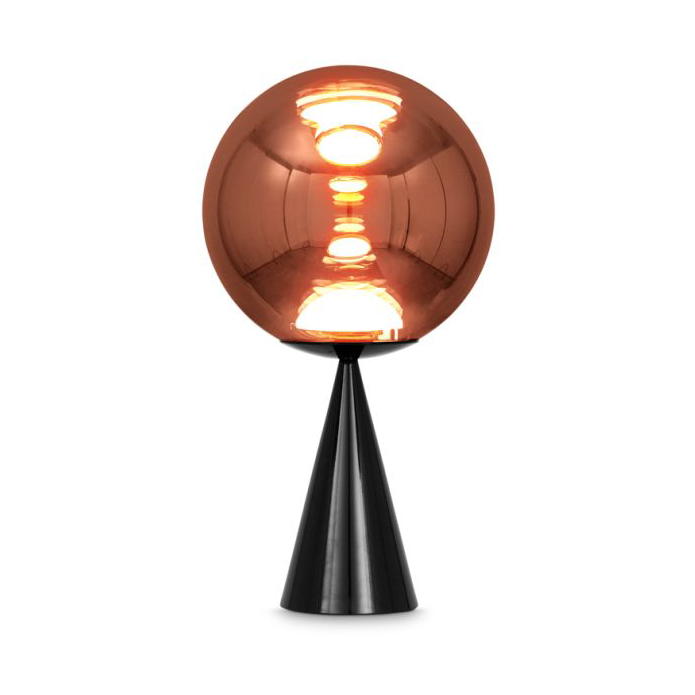 Tom Dixon Globe fat table lamp LED 46,5 cm Copper