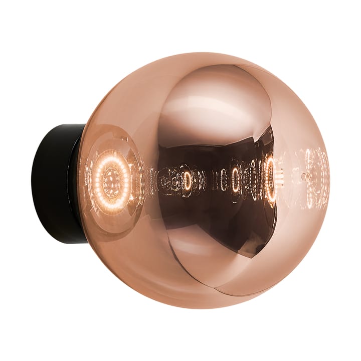 Globe Surface wall lamp LED 29 cm - Copper - Tom Dixon