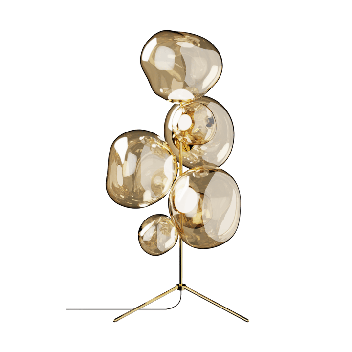 Melt Chandelier floor lamp LED 175 cm - Gold - Tom Dixon