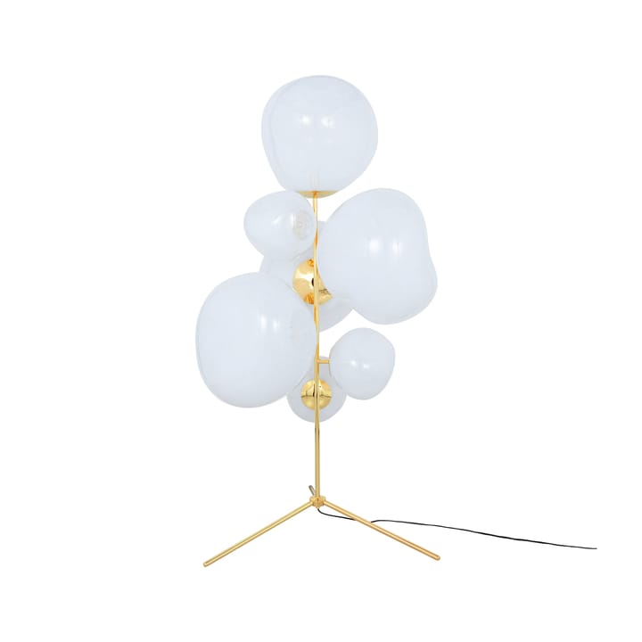 Melt Chandelier floor lamp LED 175 cm - Opal-gold - Tom Dixon