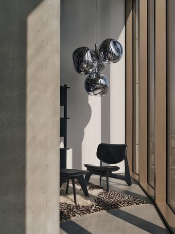 Melt Chandelier large LED 196 cm - Silver - Tom Dixon