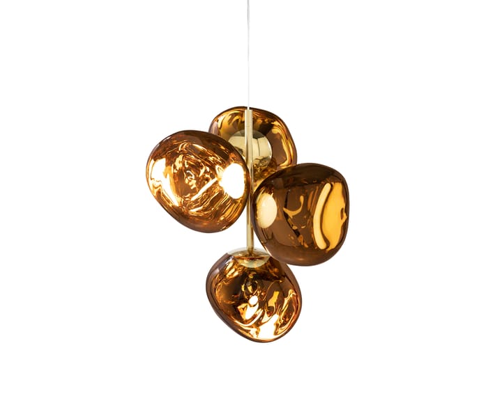 Melt Chandelier mini kronleuchter LED 63,4 cm, Gold Tom Dixon