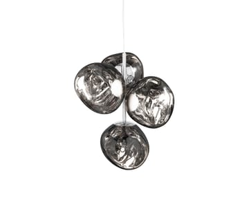 Melt Chandelier mini kronleuchter LED 63,4 cm - Silver - Tom Dixon