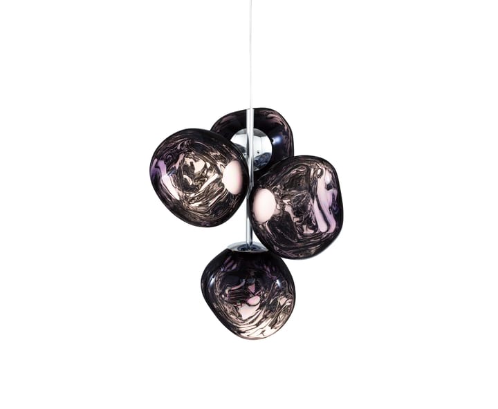 Melt Chandelier mini kronleuchter LED 63,4 cm, Smoke Tom Dixon