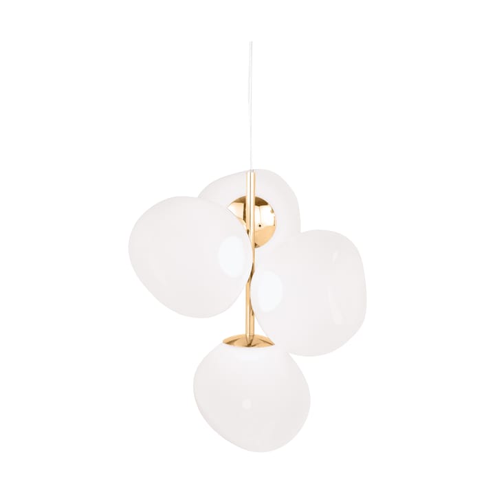 Melt Chandelier small LED 103 cm - Opal-gold - Tom Dixon