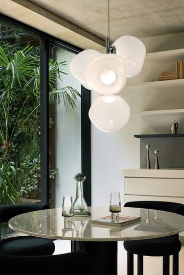 Melt Chandelier small LED 103 cm - Opal-gold - Tom Dixon