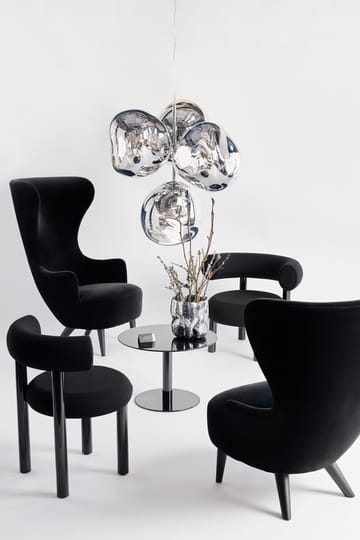 Melt Chandelier small LED 103 cm - Silver - Tom Dixon