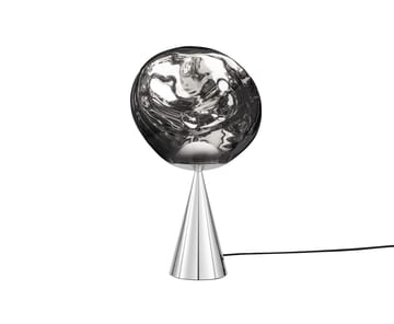 Melt Cone fat bordslampa LED 46,5 cm - Silver-silver - Tom Dixon