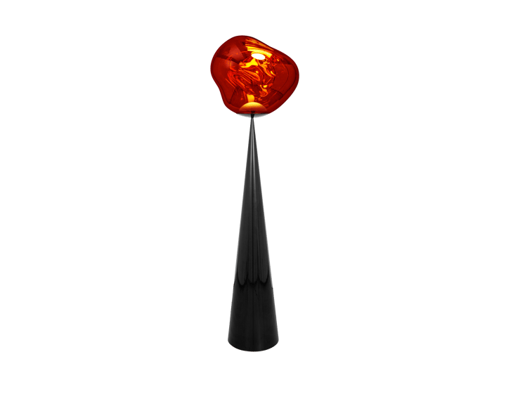 Melt Cone fat floor lamp LED 174,5 cm, Copper Tom Dixon