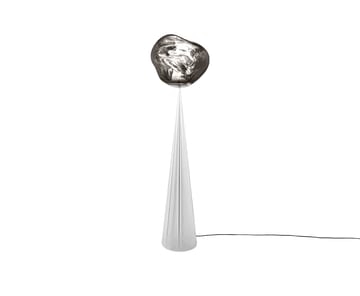 Melt Cone fat floor lamp LED 174,5 cm - Silver-silver - Tom Dixon