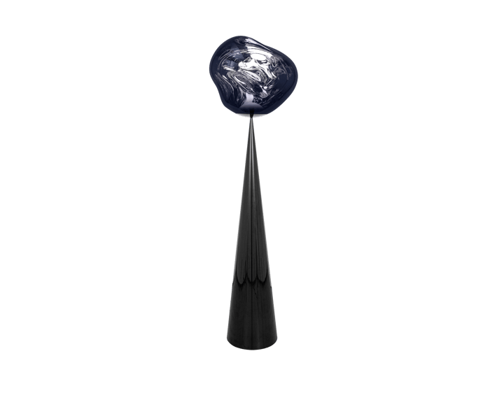 Melt Cone fat floor lamp LED 174,5 cm, Smoke Tom Dixon