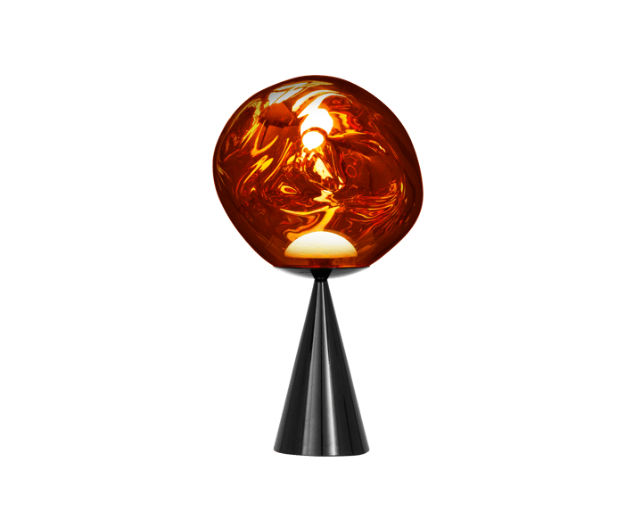 Melt Cone fat table lamp LED 46,5 cm, Copper Tom Dixon