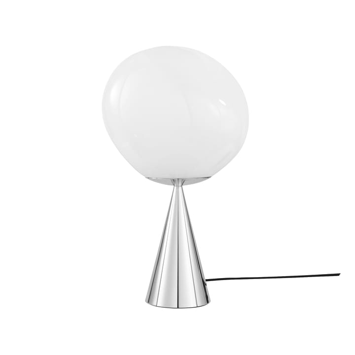 Melt Cone fat table lamp LED 46,5 cm - Opal-silver - Tom Dixon