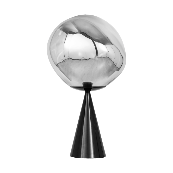 Melt Cone fat table lamp LED 46,5 cm - Silver - Tom Dixon