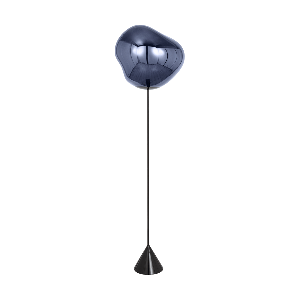 Tom Dixon Melt Cone slim floor lamp LED 180 cm Smoke