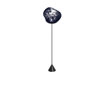 Melt Cone slim floor lamp LED 180 cm - Smoke - Tom Dixon