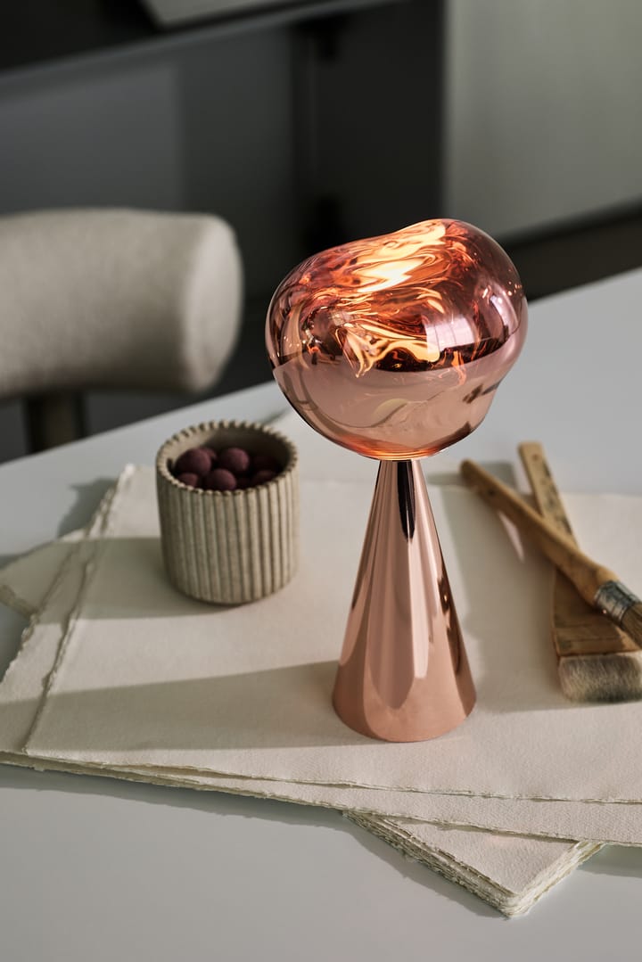 Melt Portable bordslampa, Copper Tom Dixon