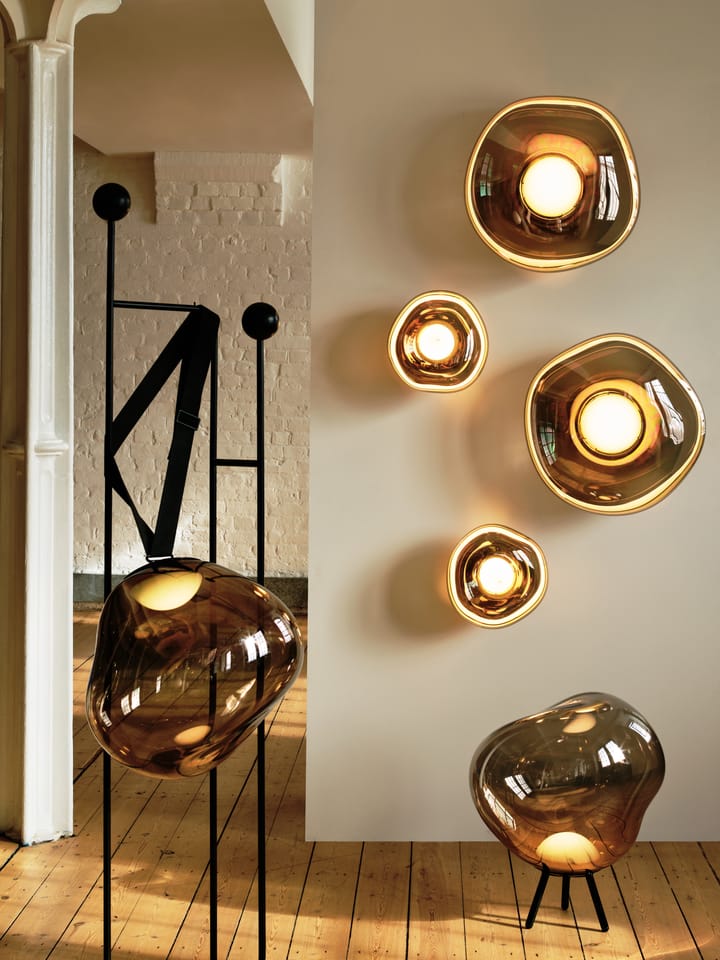 Melt Portable LED Large golvlampa, Gold Tom Dixon