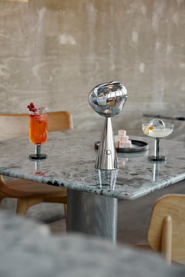 Melt Portable LED table lamp 28.5 cm - Silver - Tom Dixon