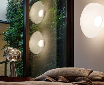 Melt Surface LED wall lamp - Opal-silver - Tom Dixon