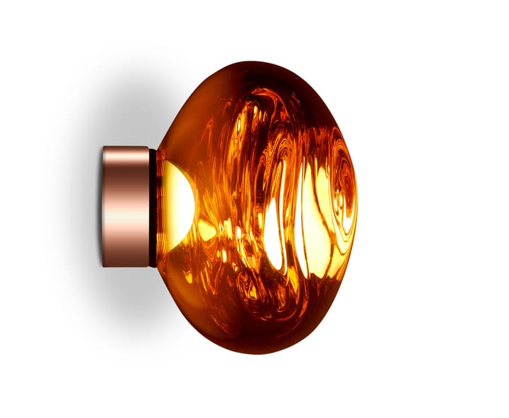 Melt Surface mini wall lamp LED 30 cm, Copper Tom Dixon