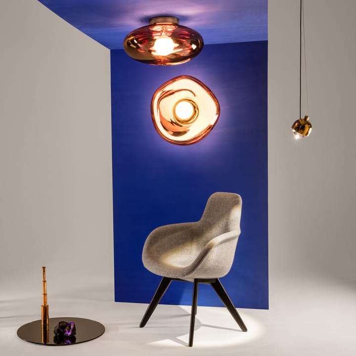 Melt Surface wall/ ceiling lamp LED, Copper Tom Dixon