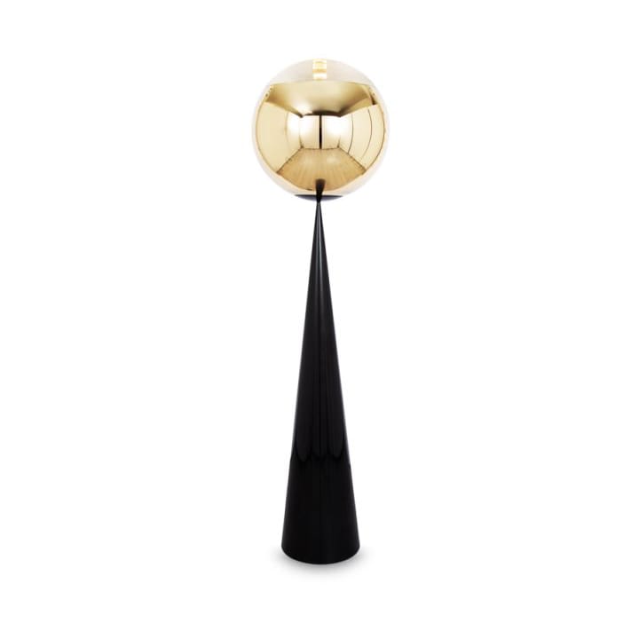 Mirror Ball fat floor lamp LED 175,5 cm - Gold - Tom Dixon