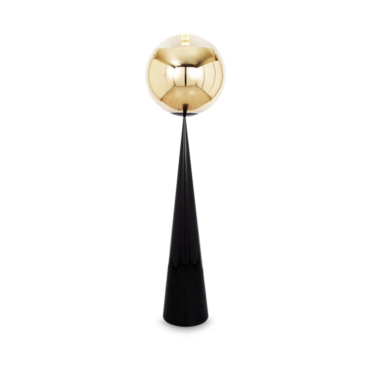 Tom Dixon Mirror Ball fat floor lamp LED 175,5 cm Gold