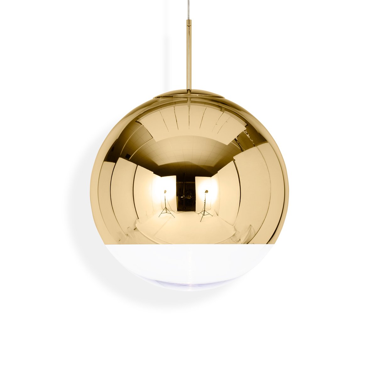 Tom Dixon Mirror Ball pendant lamp LED Ø50 cm Gold