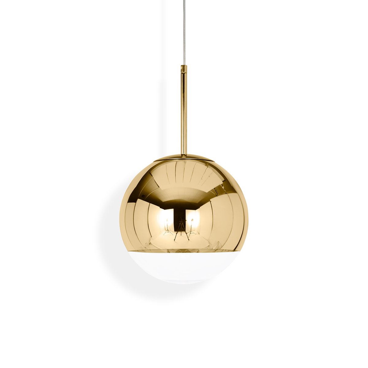 Tom Dixon Mirror Ball Pendelleuchte LED Ø25cm Gold