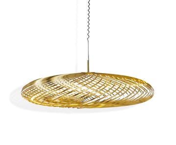 Spring pendant LED brass - Large - Tom Dixon