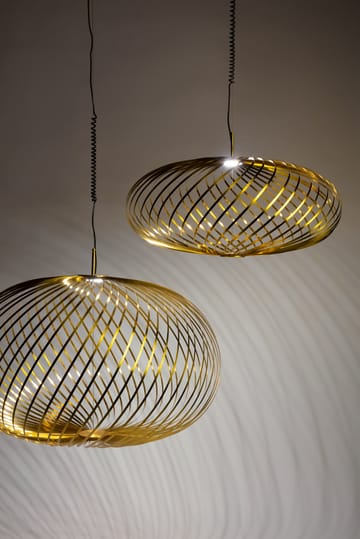 Spring pendant LED brass - Large - Tom Dixon