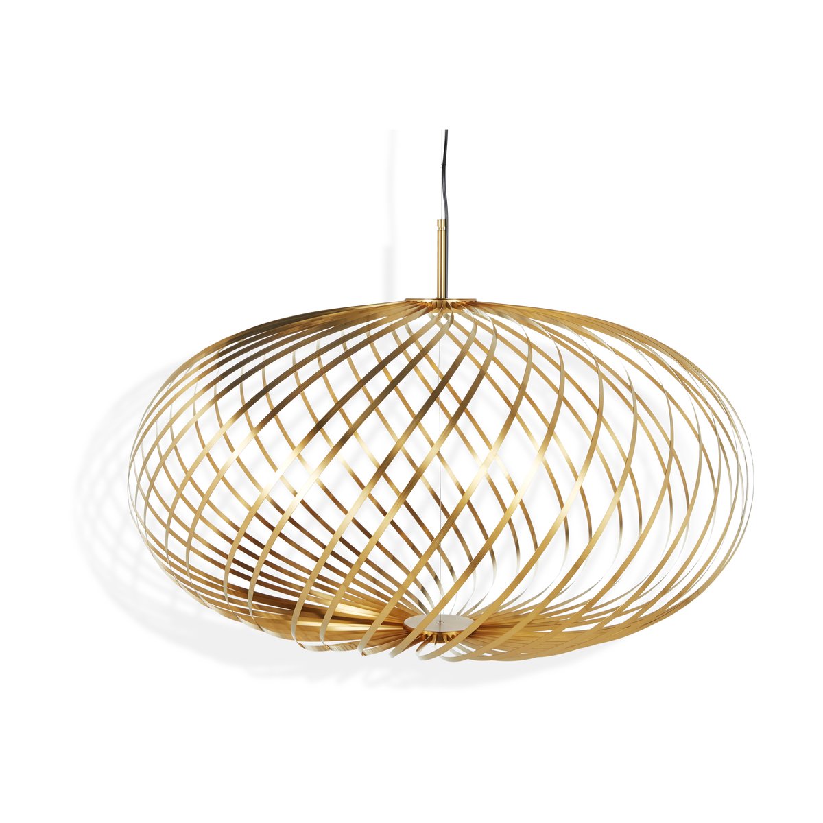 Tom Dixon Spring pendant LED brass Medium