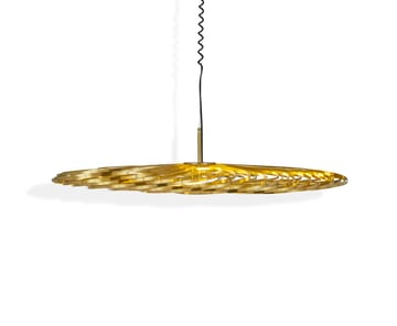 Spring pendant LED brass - Medium - Tom Dixon