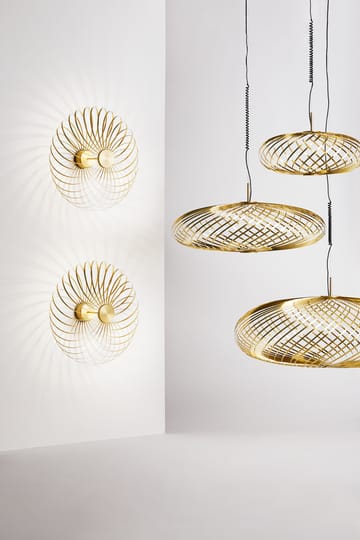 Spring pendant LED brass - Medium - Tom Dixon