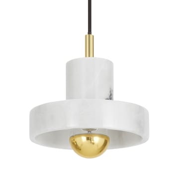 Stone pendant lamp - White marble - Tom Dixon