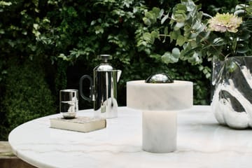 Stone Portable LED bordslampa 28 cm - Marble-silver - Tom Dixon