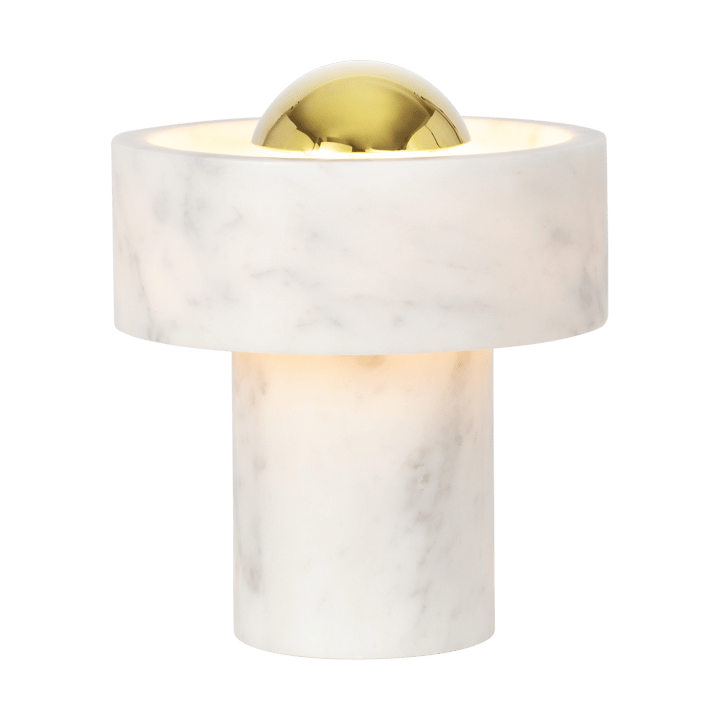 Stone Portable LED table lamp 28 cm, Marble-gold Tom Dixon