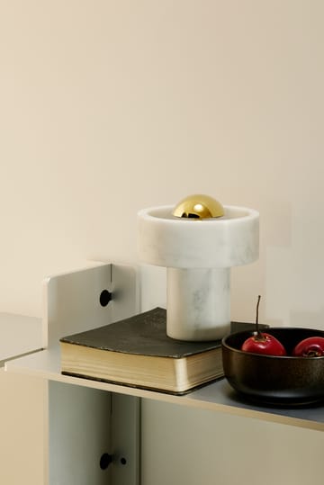 Stone Portable LED Tischleuchte 28 cm - Marble-gold - Tom Dixon