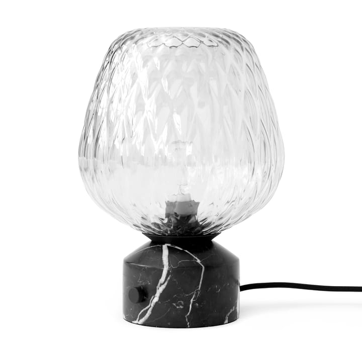 Blown bordslampa SW6, Svart marmor &Tradition