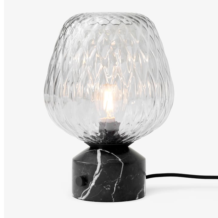 Blown bordslampa SW6, Svart marmor &Tradition