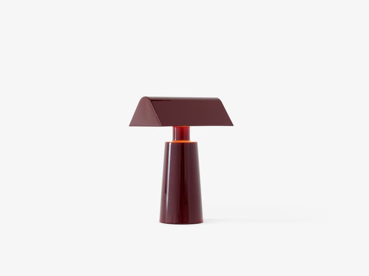 Caret MF1 portable bordslampa, Dark burgundy &Tradition