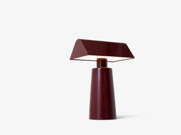 Caret MF1 portable bordslampa - Dark burgundy - &Tradition