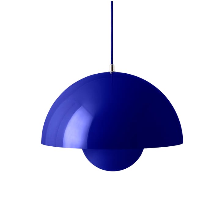 Flowerpot pendant lamp VP7, Cobalt blue &Tradition