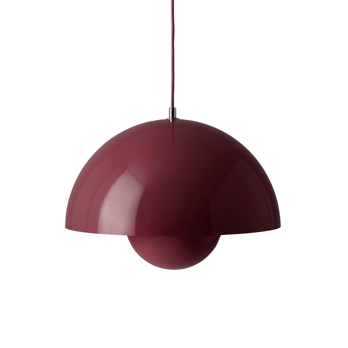 &Tradition Flowerpot pendant lamp VP7 Dark plum