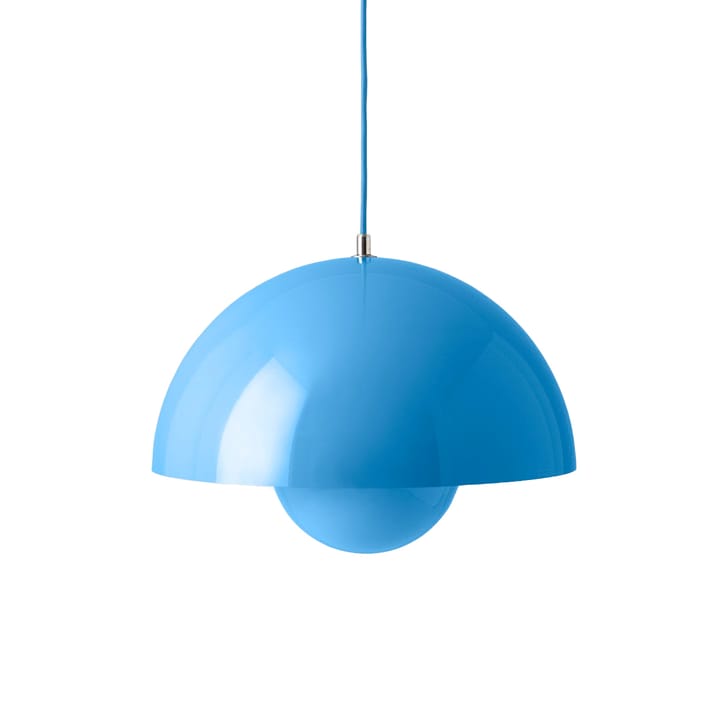 Flowerpot pendant lamp VP7, Swim blue &Tradition